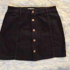 Billabong Brown Corduroy Mini Skirt